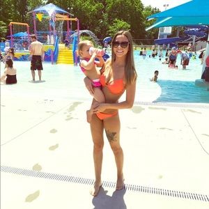 Victoria Secret Orange Strappy Bikini